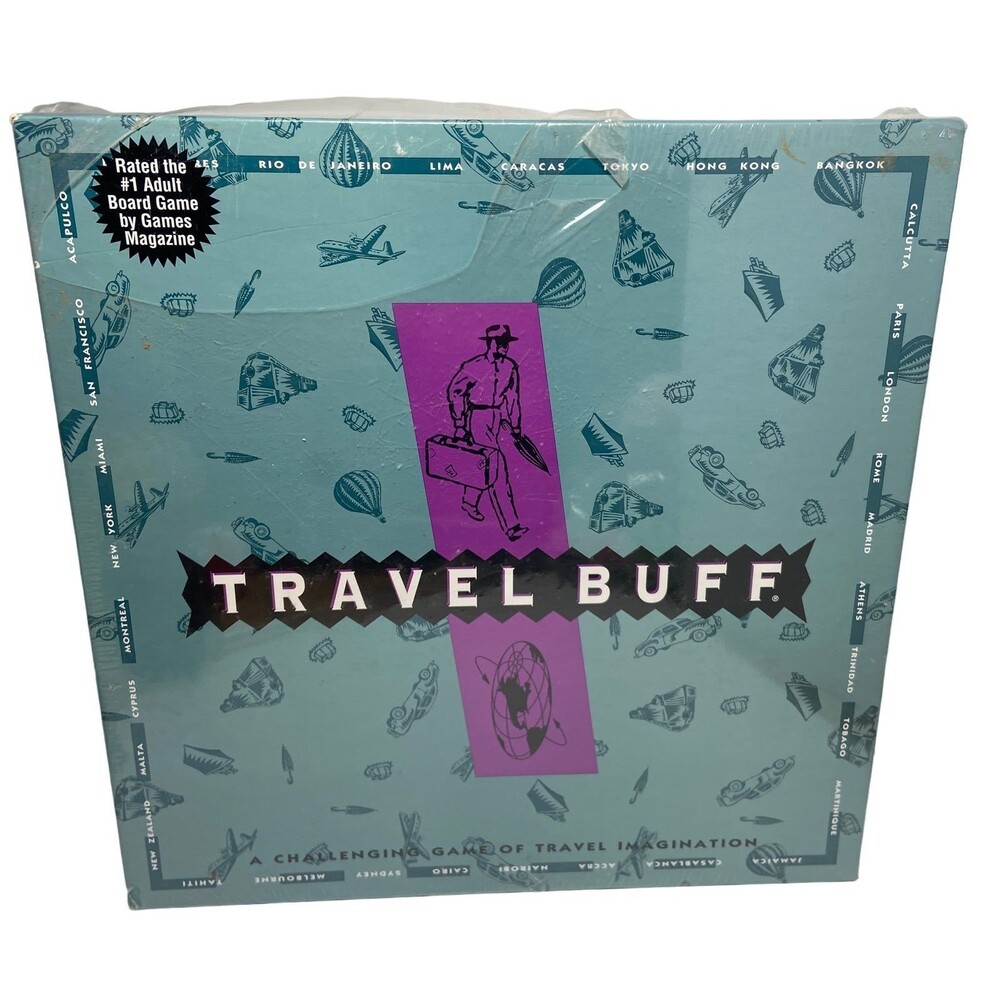 Travel Buff of Challenging Travel Imaginations Adult Board Game Sealed